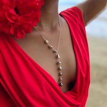 Load image into Gallery viewer, READY TO SHIP Fiji Keshi Pearl Lariat Necklace - 925 Sterling Silver FJD$