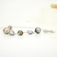 Load image into Gallery viewer, READY TO SHIP Fiji Keshi Pearl Lariat Necklace - 925 Sterling Silver FJD$