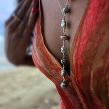 Load image into Gallery viewer, READY TO SHIP Fiji Keshi Pearl Lariat Necklace - 925 Sterling Silver FJD$