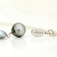 Load image into Gallery viewer, READY TO SHIP Fiji Keshi Pearl Lariat Necklace - 925 Sterling Silver FJD$