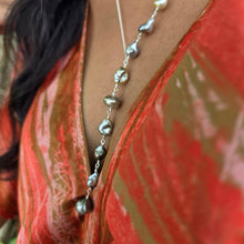 Load image into Gallery viewer, READY TO SHIP Fiji Keshi Pearl Lariat Necklace - 925 Sterling Silver FJD$
