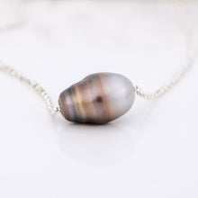Load image into Gallery viewer, READY TO SHIP Infinity Floating Civa Fiji Pearl Necklace - 925 Sterling Silver FJD$