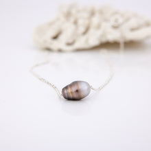 Load image into Gallery viewer, READY TO SHIP Infinity Floating Civa Fiji Pearl Necklace - 925 Sterling Silver FJD$
