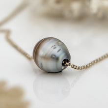 Load image into Gallery viewer, READY TO SHIP Large 15mm Saltwater Pearl Necklace - 925 Sterling Silver l FJD$