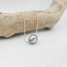 Load image into Gallery viewer, READY TO SHIP Large 15mm Saltwater Pearl Necklace - 925 Sterling Silver l FJD$