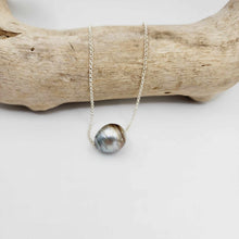 Load image into Gallery viewer, READY TO SHIP Large 15mm Saltwater Pearl Necklace - 925 Sterling Silver l FJD$