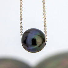 Load image into Gallery viewer, READY TO SHIP Large 15mm Saltwater Pearl Necklace - 925 Sterling Silver l FJD$