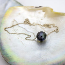 Load image into Gallery viewer, READY TO SHIP Large 15mm Saltwater Pearl Necklace - 925 Sterling Silver l FJD$