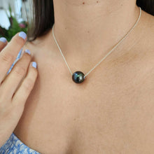 Load image into Gallery viewer, READY TO SHIP Large 15mm Saltwater Pearl Necklace - 925 Sterling Silver l FJD$