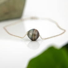 Load image into Gallery viewer, READY TO SHIP Large 14mm Saltwater Pearl Necklace - 925 Sterling Silver l FJD$
