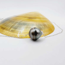 Load image into Gallery viewer, READY TO SHIP Large 14mm Saltwater Pearl Necklace - 925 Sterling Silver l FJD$