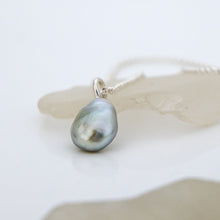 Load image into Gallery viewer, READY TO SHIP Fiji Keshi Pearl Necklace - 925 Sterling Silver FJD$