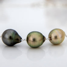 Load image into Gallery viewer, READY TO SHIP Civa Fiji Saltwater Pearl Trio Necklace - 925 Sterling Silver FJD$
