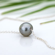 Load image into Gallery viewer, READY TO SHIP Infinity Floating Civa Fiji Pearl Necklace - 925 Sterling Silver FJD$