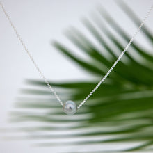 Load image into Gallery viewer, READY TO SHIP Infinity Floating Civa Fiji Pearl Necklace - 925 Sterling Silver FJD$