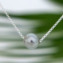 Load image into Gallery viewer, READY TO SHIP Infinity Floating Civa Fiji Pearl Necklace - 925 Sterling Silver FJD$