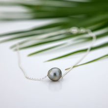 Load image into Gallery viewer, READY TO SHIP Infinity Floating Civa Fiji Pearl Necklace - 925 Sterling Silver FJD$