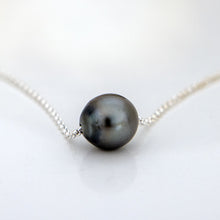 Load image into Gallery viewer, READY TO SHIP Infinity Floating Civa Fiji Pearl Necklace - 925 Sterling Silver FJD$