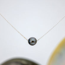 Load image into Gallery viewer, READY TO SHIP Infinity Floating Civa Fiji Pearl Necklace - 925 Sterling Silver FJD$