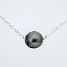 Load image into Gallery viewer, READY TO SHIP Infinity Floating Civa Fiji Pearl Necklace - 925 Sterling Silver FJD$