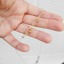 Load image into Gallery viewer, READY TO SHIP Fiji Keshi Floating Pearl Necklace - 925 Sterling Silver FJD$