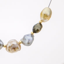 Load image into Gallery viewer, READY TO SHIP Fiji Keshi Floating Pearl Necklace - 925 Sterling Silver FJD$