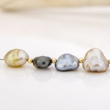 Load image into Gallery viewer, READY TO SHIP Fiji Keshi Floating Pearl Necklace - 925 Sterling Silver FJD$