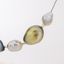 Load image into Gallery viewer, READY TO SHIP Fiji Keshi Floating Pearl Necklace - 925 Sterling Silver FJD$