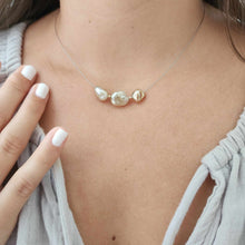 Load image into Gallery viewer, CONTACT US TO RECREATE THIS SOLD OUT STYLE Fiji Keshi Floating Pearl Necklace - 925 Sterling Silver FJD$