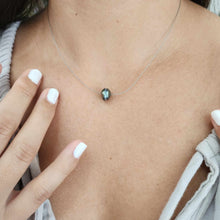 Load image into Gallery viewer, CONTACT US TO RECREATE THIS SOLD OUT STYLE Fiji Floating Pearl Necklace - 925 Sterling Silver FJD$