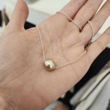 Load image into Gallery viewer, READY TO SHIP Infinity Floating Civa Fiji Pearl Necklace - 925 Sterling Silver FJD$