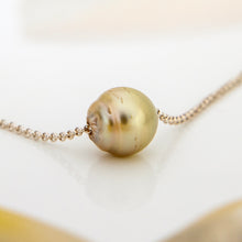 Load image into Gallery viewer, READY TO SHIP Infinity Floating Civa Fiji Pearl Necklace - 925 Sterling Silver FJD$