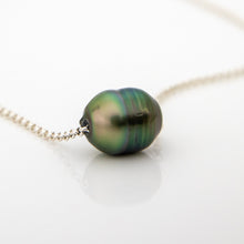 Load image into Gallery viewer, READY TO SHIP Infinity Floating Civa Fiji Pearl Necklace - 925 Sterling Silver FJD$