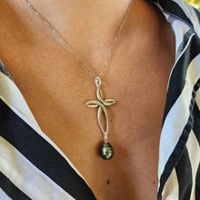 Load image into Gallery viewer, CONTACT US TO RECREATE THIS SOLD OUT STYLE Civa Fiji Pearl Cross Necklace - 925 Sterling Silver FJD$