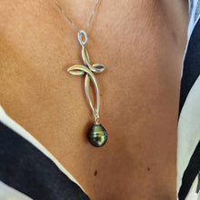 Load image into Gallery viewer, CONTACT US TO RECREATE THIS SOLD OUT STYLE Civa Fiji Pearl Cross Necklace - 925 Sterling Silver FJD$