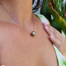 Load image into Gallery viewer, READY TO SHIP Infinity Floating Civa Fiji Pearl Necklace - 925 Sterling Silver FJD$