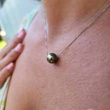 Load image into Gallery viewer, READY TO SHIP Infinity Floating Civa Fiji Pearl Necklace - 925 Sterling Silver FJD$