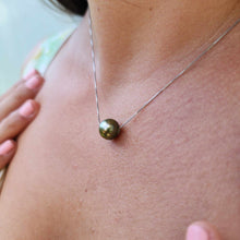 Load image into Gallery viewer, READY TO SHIP Infinity Floating Civa Fiji Pearl Necklace - 925 Sterling Silver FJD$