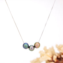 Load image into Gallery viewer, CONTACT US TO RECREATE THIS SOLD OUT STYLE Civa Fiji Saltwater Pearl Trio Necklace - 925 Sterling Silver FJD$