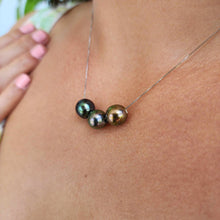 Load image into Gallery viewer, CONTACT US TO RECREATE THIS SOLD OUT STYLE Civa Fiji Saltwater Pearl Trio Necklace - 925 Sterling Silver FJD$