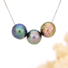 Load image into Gallery viewer, CONTACT US TO RECREATE THIS SOLD OUT STYLE Civa Fiji Saltwater Pearl Trio Necklace - 925 Sterling Silver FJD$