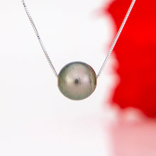 Load image into Gallery viewer, READY TO SHIP Infinity Floating Civa Fiji Pearl Necklace - 925 Sterling Silver FJD$