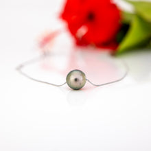 Load image into Gallery viewer, READY TO SHIP Infinity Floating Civa Fiji Pearl Necklace - 925 Sterling Silver FJD$