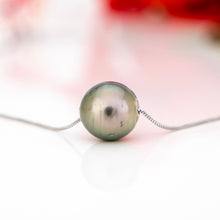 Load image into Gallery viewer, READY TO SHIP Infinity Floating Civa Fiji Pearl Necklace - 925 Sterling Silver FJD$