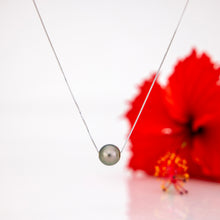 Load image into Gallery viewer, READY TO SHIP Infinity Floating Civa Fiji Pearl Necklace - 925 Sterling Silver FJD$