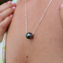 Load image into Gallery viewer, READY TO SHIP Infinity Floating Civa Fiji Pearl Necklace - 925 Sterling Silver FJD$