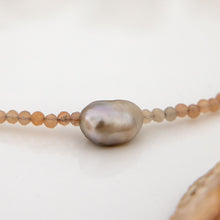 Load image into Gallery viewer, CONTACT US TO RECREATE THIS SOLD OUT STYLE Fiji Keshi Pearl & Bead Choker Necklace - 925 Sterling Silver FJD$