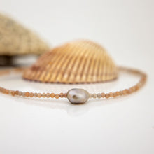 Load image into Gallery viewer, CONTACT US TO RECREATE THIS SOLD OUT STYLE Fiji Keshi Pearl & Bead Choker Necklace - 925 Sterling Silver FJD$