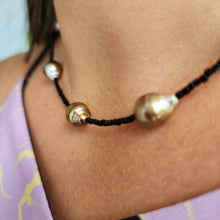 Load image into Gallery viewer, READY TO SHIP Fiji Saltwater Pearl & Bead Necklace - 925 Sterling Silver FJD$