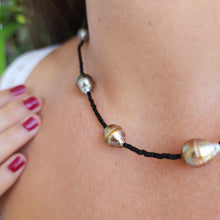 Load image into Gallery viewer, READY TO SHIP Fiji Saltwater Pearl & Bead Necklace - 925 Sterling Silver FJD$